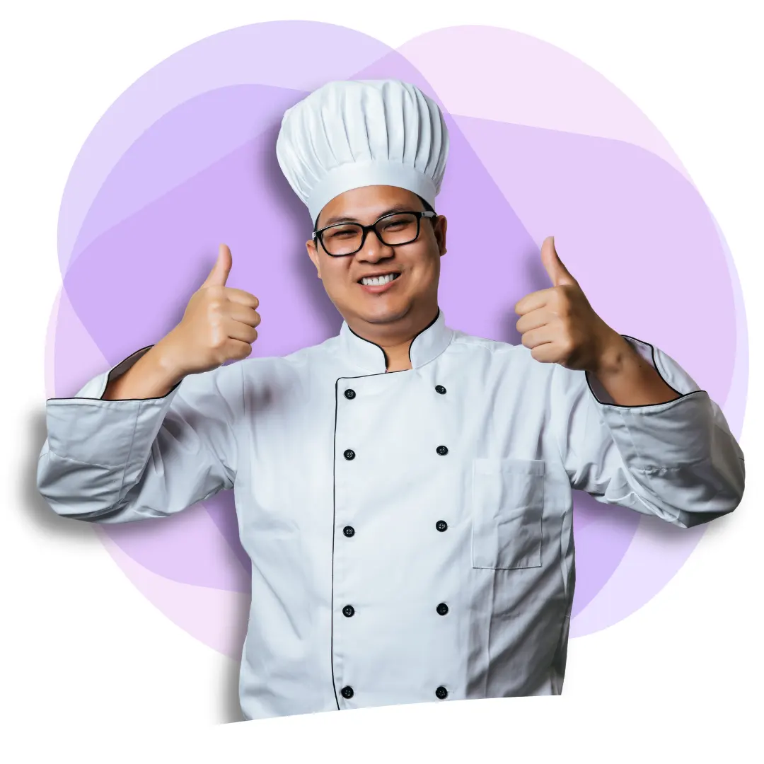 Happy chef